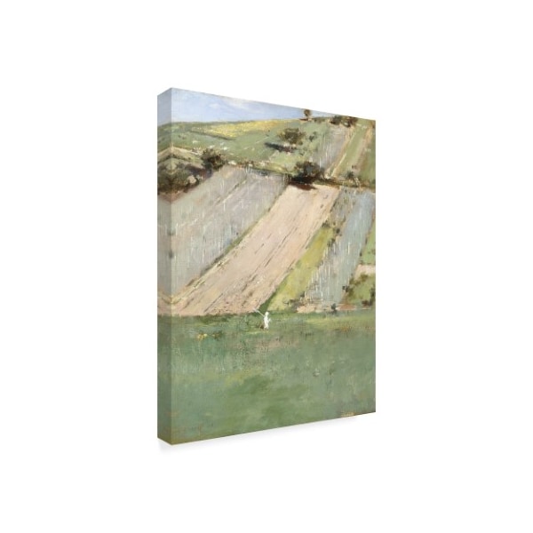 Theodore Robinson 'A Hillside Giverny' Canvas Art,14x19